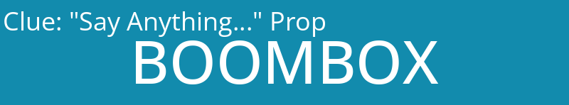"Say Anything..." Prop