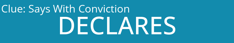 Says With Conviction