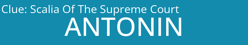 Scalia Of The Supreme Court