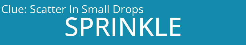 Scatter In Small Drops