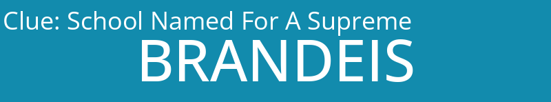 School Named For A Supreme