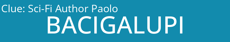 Sci-Fi Author Paolo