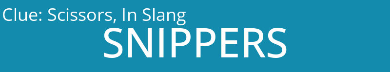 Scissors, In Slang