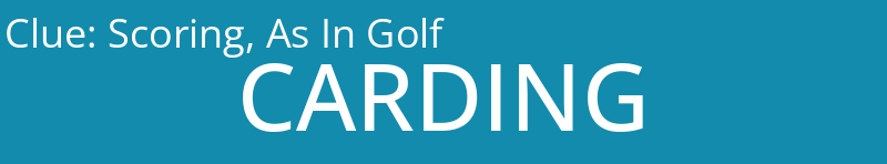 Scoring, As In Golf