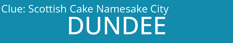 Scottish Cake Namesake City