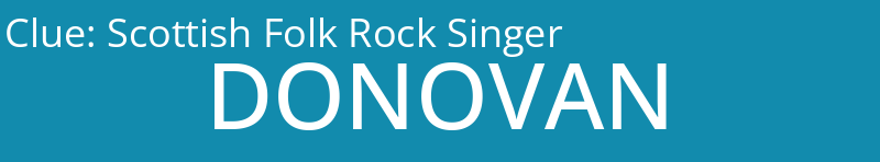Scottish Folk Rock Singer