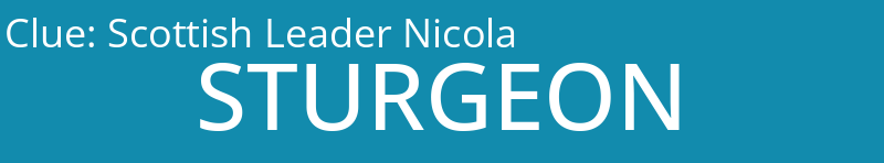 Scottish Leader Nicola