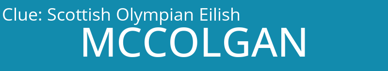 Scottish Olympian Eilish