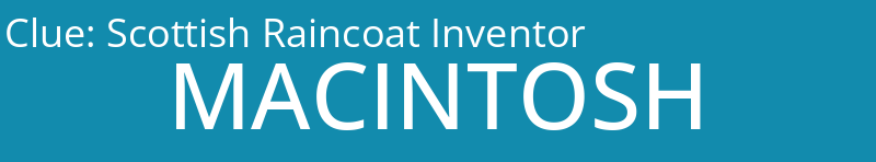 Scottish Raincoat Inventor