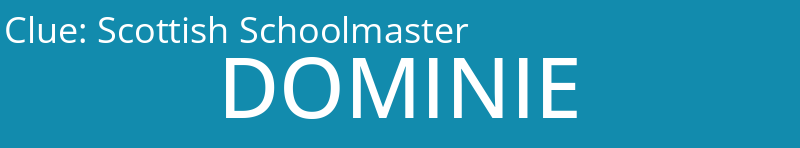 Scottish Schoolmaster