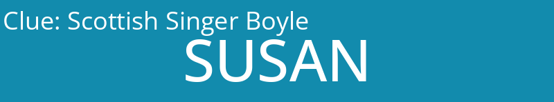 Scottish Singer Boyle