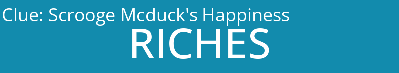 Scrooge Mcduck's Happiness
