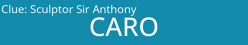 Sculptor Sir Anthony