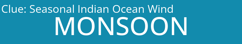 Seasonal Indian Ocean Wind