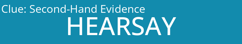 Second-Hand Evidence