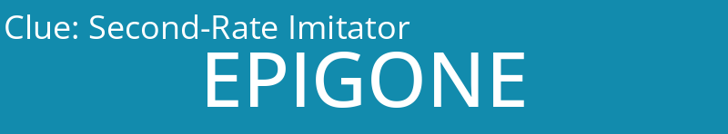 Second-Rate Imitator