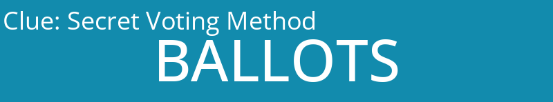 Secret Voting Method