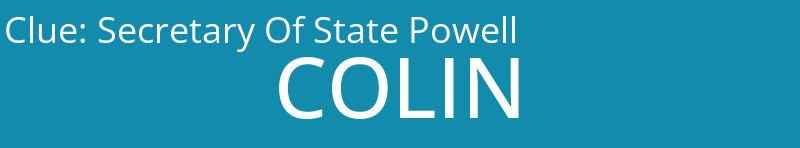 Secretary Of State Powell
