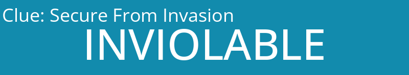 Secure From Invasion