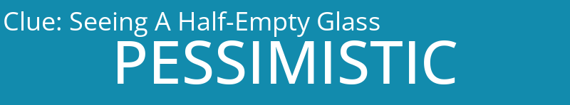 Seeing A Half-Empty Glass