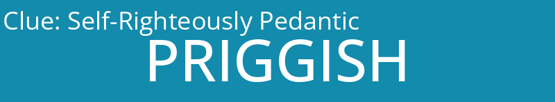 Self-Righteously Pedantic