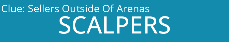 Sellers Outside Of Arenas