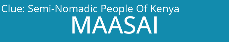 Semi-Nomadic People Of Kenya