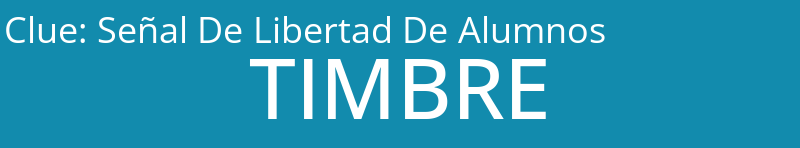 Señal De Libertad De Alumnos