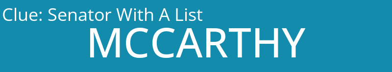 Senator With A List