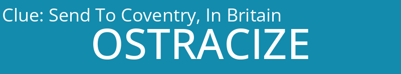Send To Coventry, In Britain