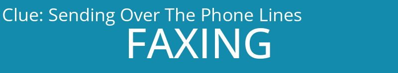 Sending Over The Phone Lines