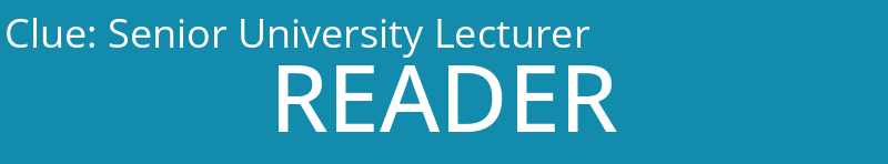 Senior University Lecturer