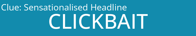 Sensationalised Headline