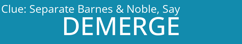 Separate Barnes & Noble, Say