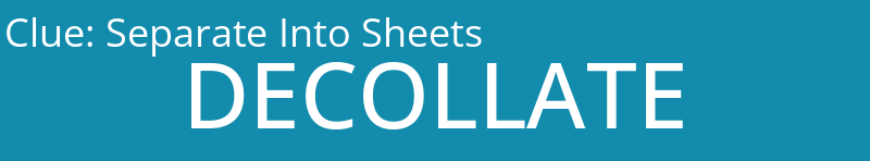 Separate Into Sheets