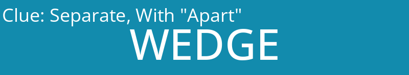 Separate, With "Apart"