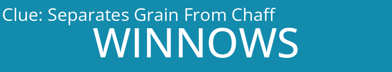 Separates Grain From Chaff