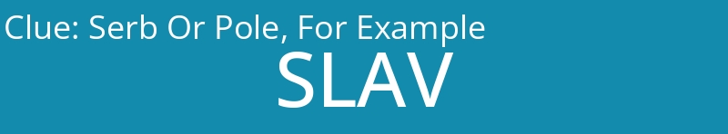 Serb Or Pole, For Example