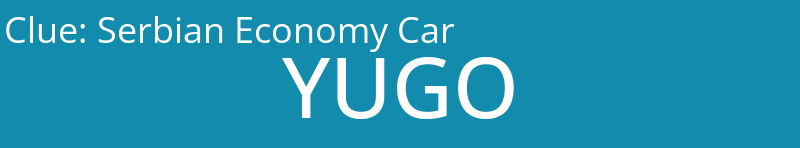 Serbian Economy Car