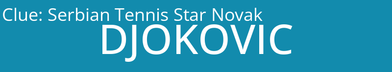 Serbian Tennis Star Novak