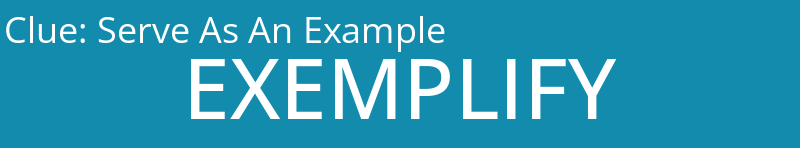 Serve As An Example