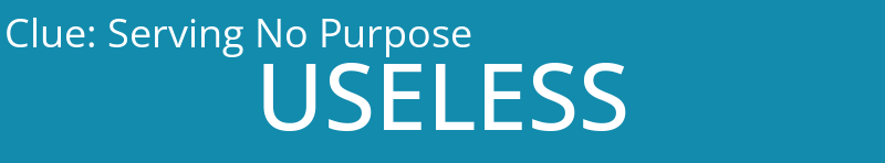 Serving No Purpose