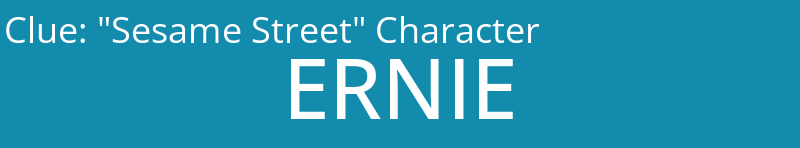 "Sesame Street" Character