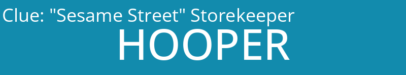 "Sesame Street" Storekeeper