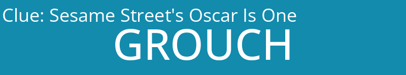 Sesame Street's Oscar Is One