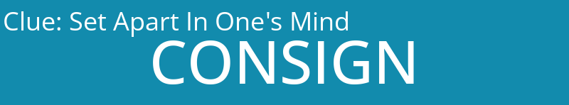 Set Apart In One's Mind