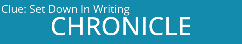 Set Down In Writing