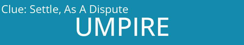 Settle, As A Dispute