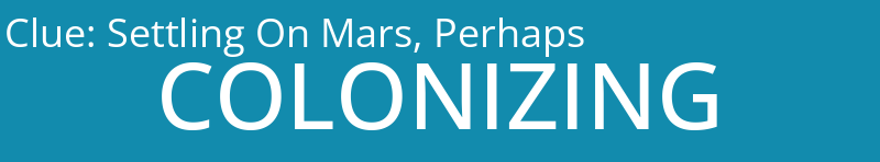 Settling On Mars, Perhaps