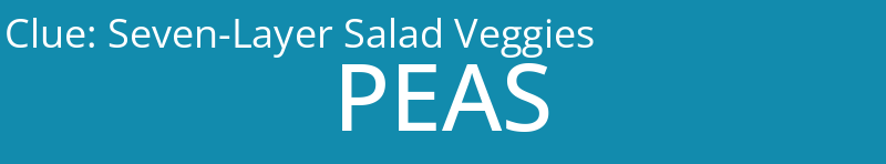 Seven-Layer Salad Veggies